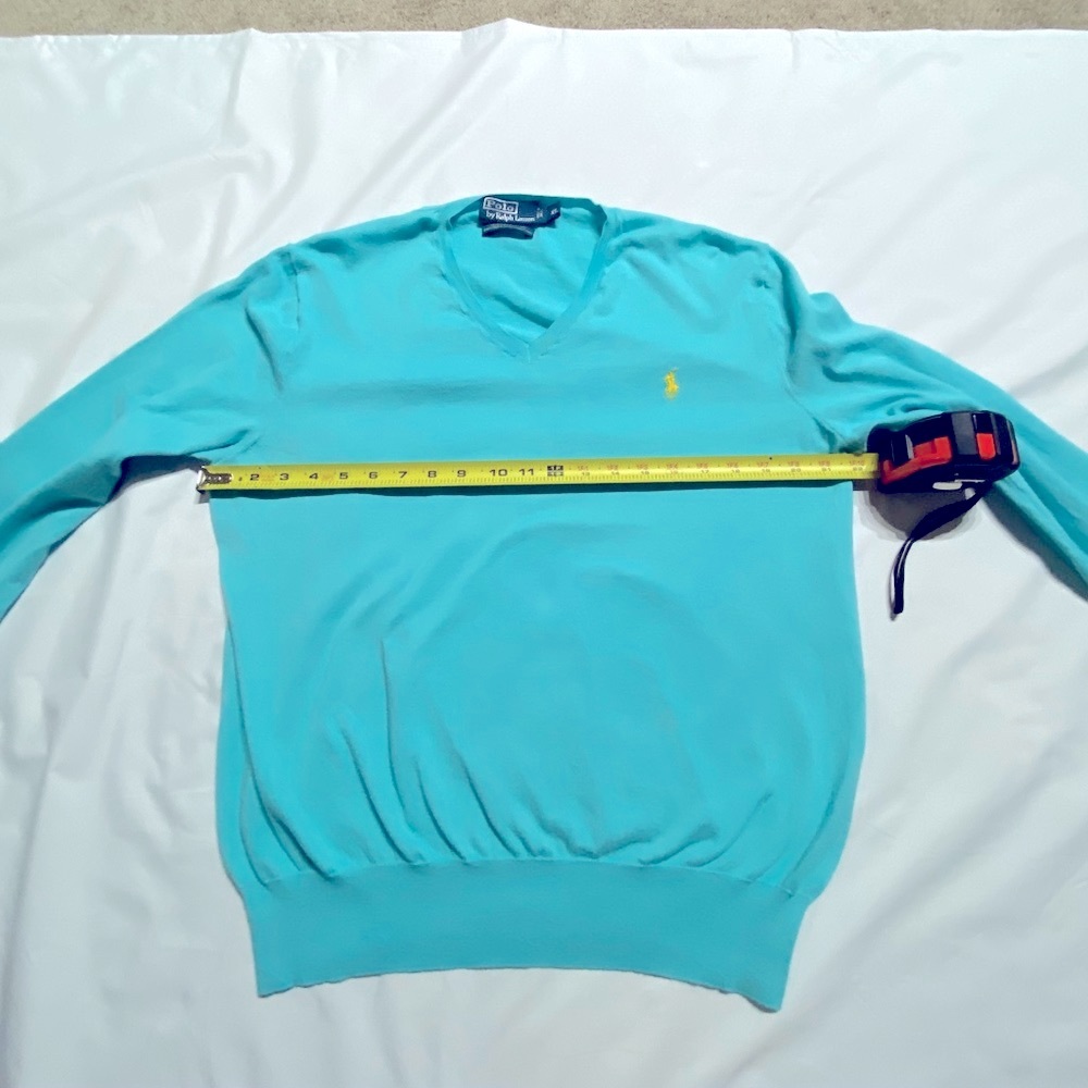Polo by Ralph Lauren Woman’s size XL. V-Neck lightweight sweater. Gently Worn - Picture 7 of 14